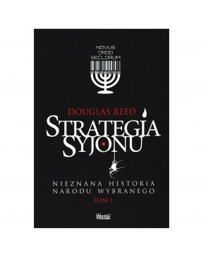 Strategia Syjony - okładka przód
Przednia okładka książki Strategia Syjonu Douglas Reed