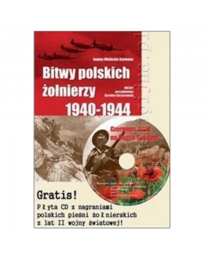 Bitwy polskich żołnierzy 1940-1944 - okładka przód
Przednia okładka książki Joanny Wieliczki-Szarkowej