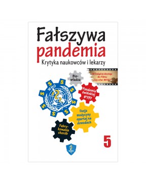 Przednia okładka książki Fałszywa pandemia 5
