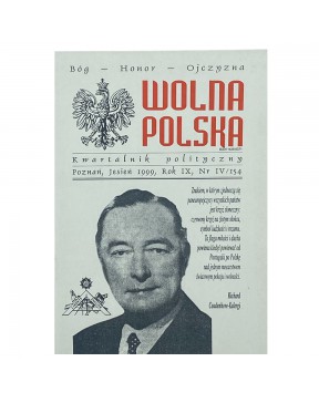 Wolna Polska - okładka przód
Przednia okładka książki Wolna Polska