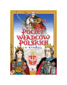 Poczet władców polskich w komiksie - okładka przód
Przednia okładka książki Pawła Kołodziejskiego Bogusława Michalca