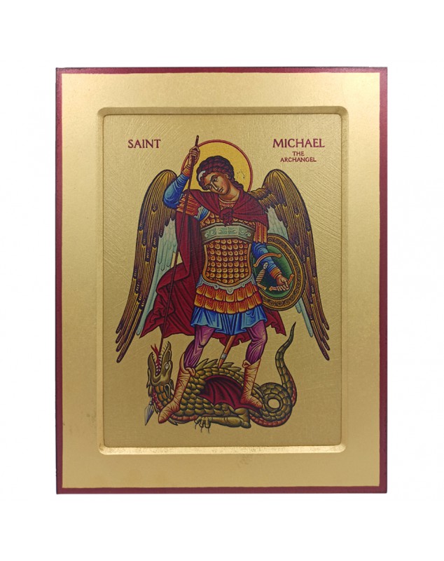 Ikona Michał Archanioł - przód
Przód ikony Michał Archanioł