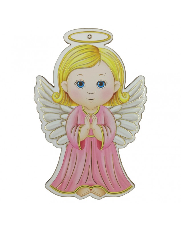 Obrazek z aniołkiem - przód
Drewniany obrazek z aniołkiem dla dziewczynki