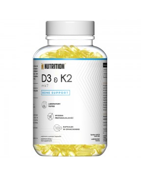 NNutrition - Witamina D3 2000IU + K2 Mk7  - Odporność - 100 caps
Opakowanie witaminy D3 2000IU + K2 Mk7 od NNutrition