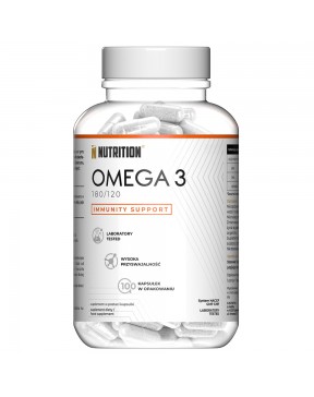 NNutrition - Omega 3 - Kwasy Tłuszczowe - 100 caps
Opakowanie Kwasy tłuszczowe Omega 3