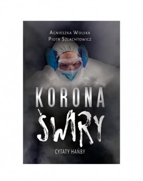 Koronaświry – okładka przód
Przednia okładka książki Koronaświry