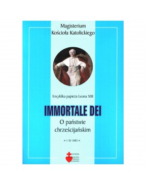 Immortale Dei - okładka przód
Przednia okładka książki Immortale Dei Leona XIII